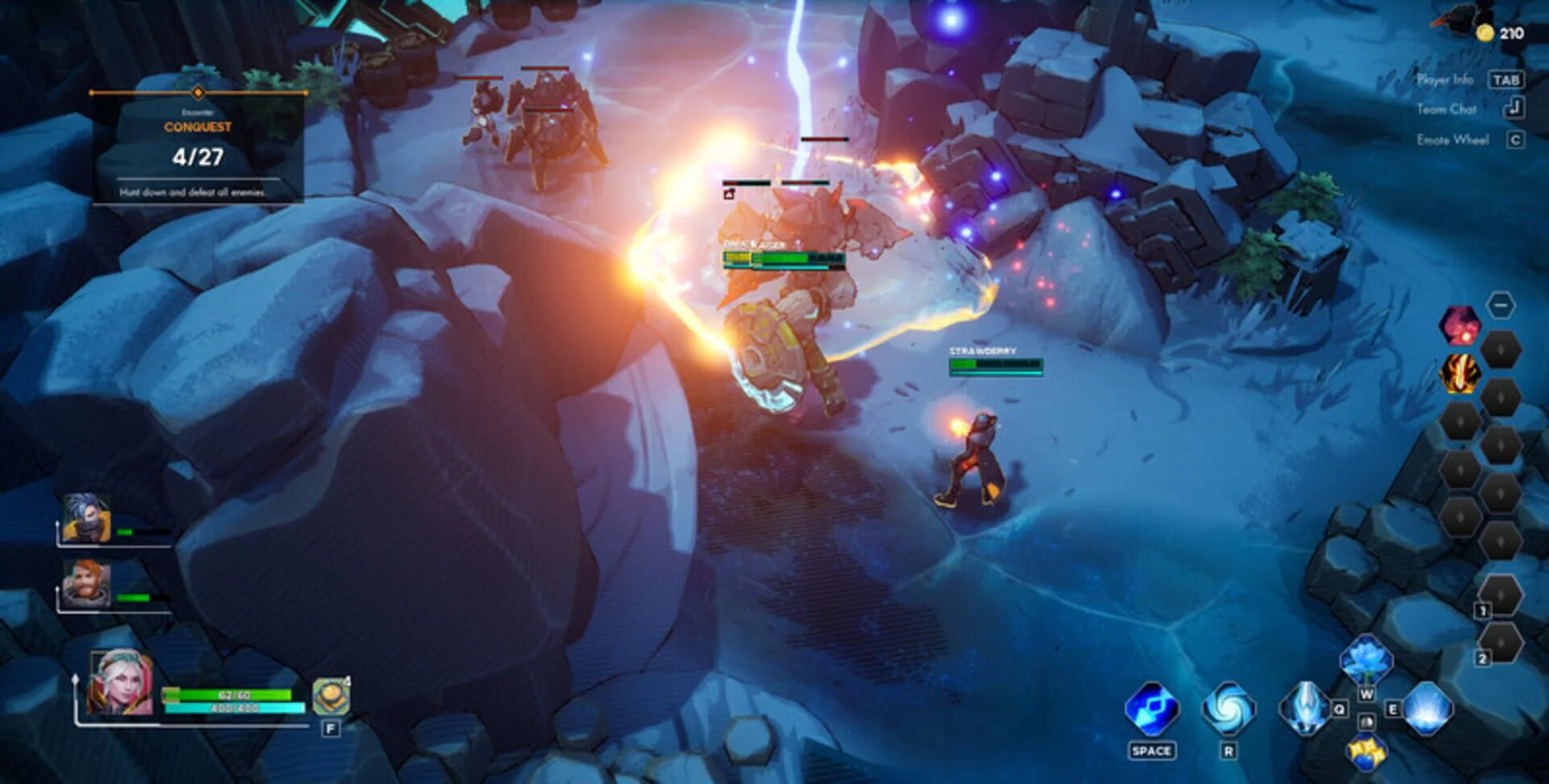 Exploration de zones variées et acquisition de loot dans Evercore Heroes: Ascension