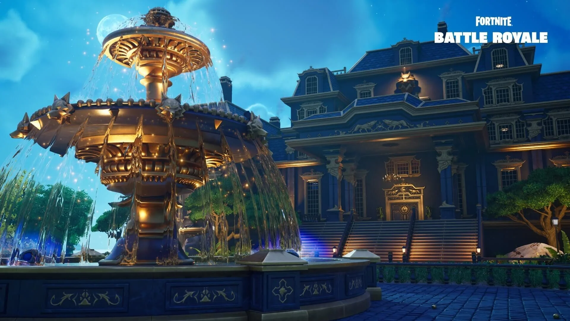 Interface de Fortnite avec Dark Vador IA modélisé et interactif