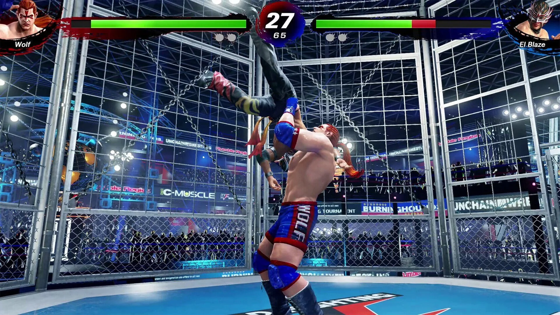 Capture d’écran montrant une arène emblématique et un round décisif de Virtua Fighter 5 R.E.V.O.