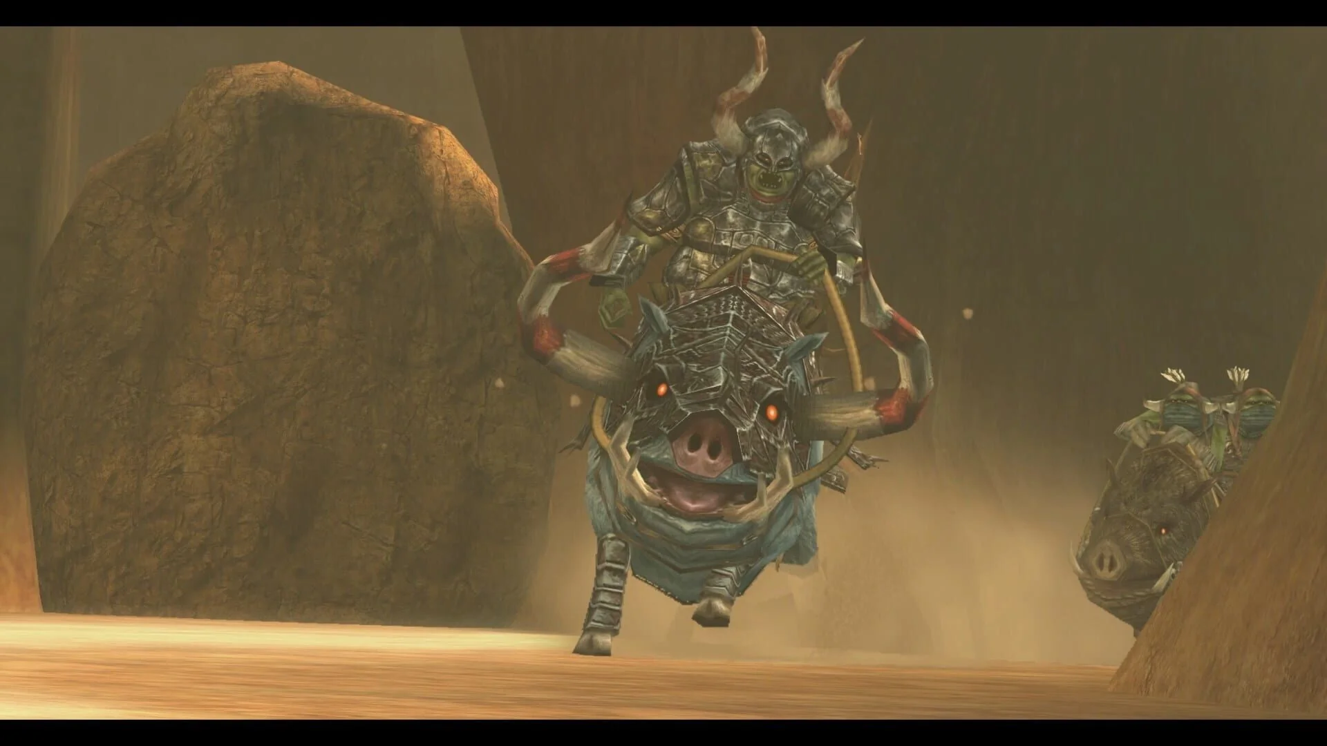 Link armé de l’arc dans Twilight Princess HD