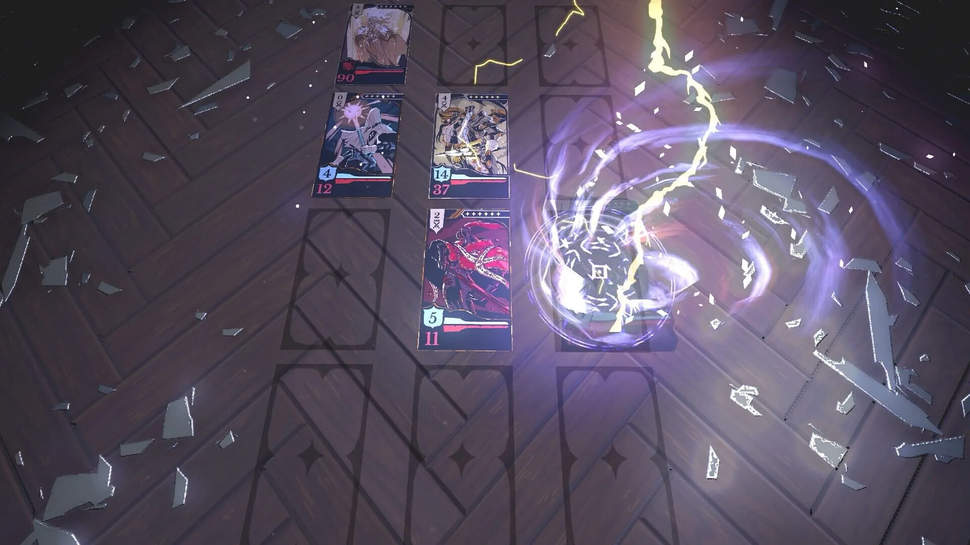 Crown Gambit, direction artistique sombre et stylisée