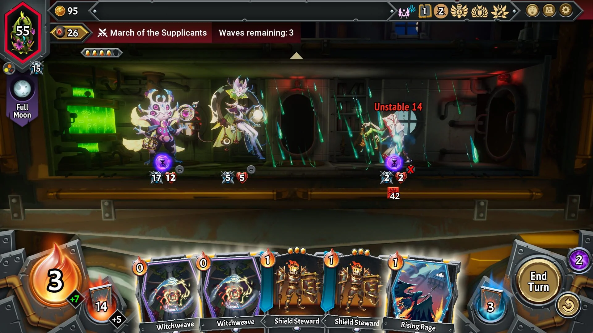 Interface de progression et choix de niveaux