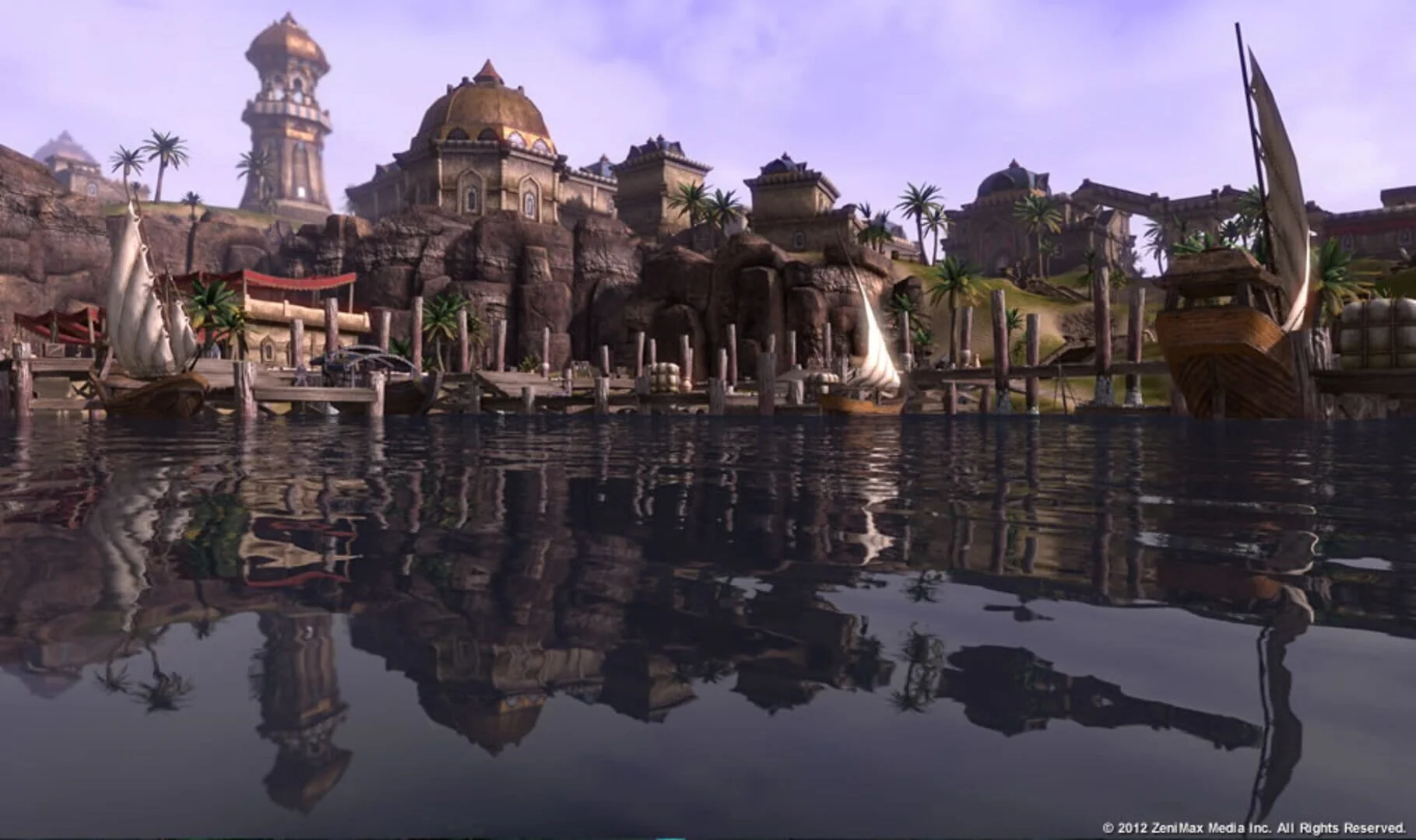 Scène de donjon dans The Elder Scrolls Online, différents héros affrontant des ennemis