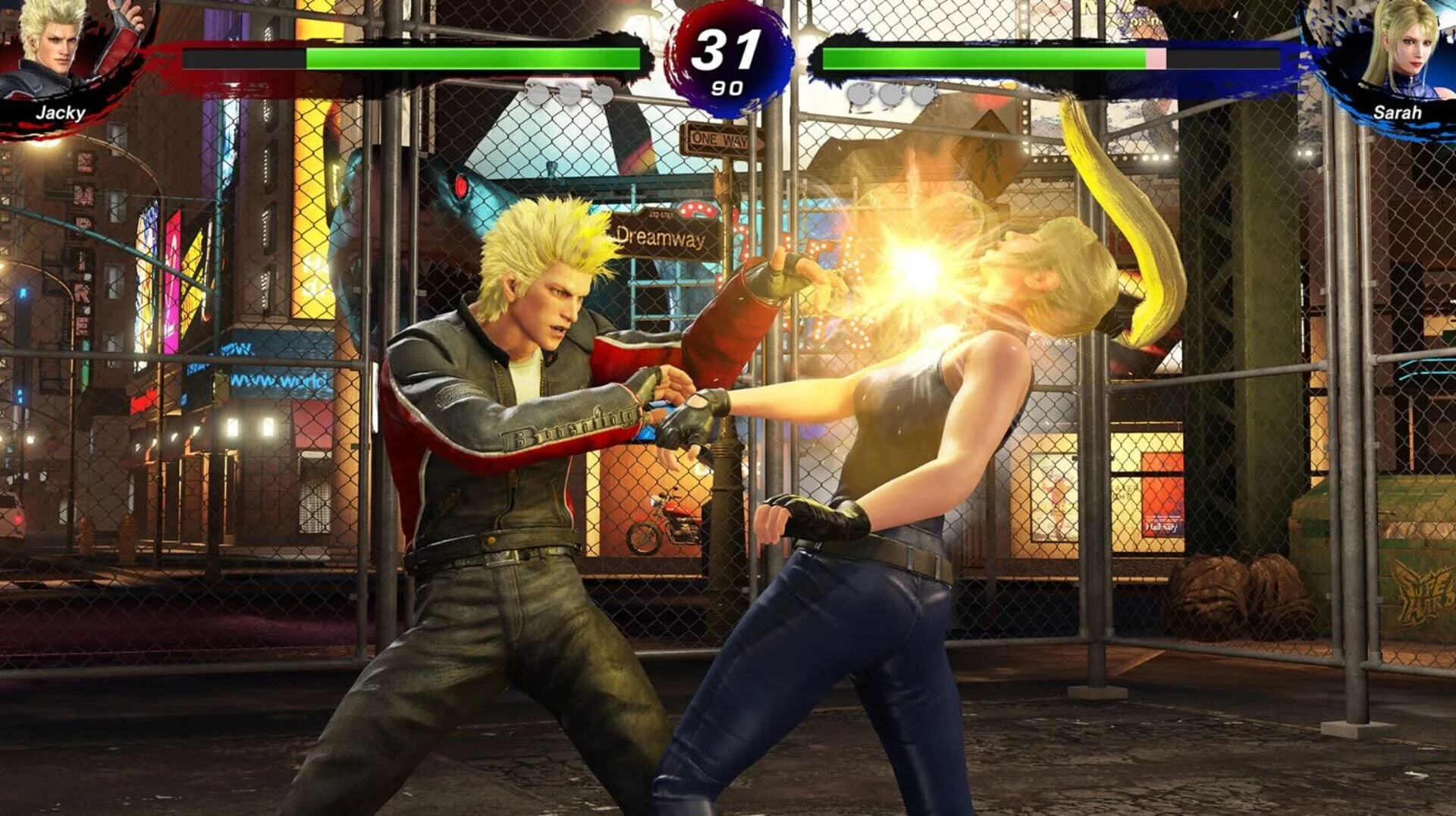 Détail sur les nouveaux effets visuels lors d’un combat dans Virtua Fighter 5 R.E.V.O.