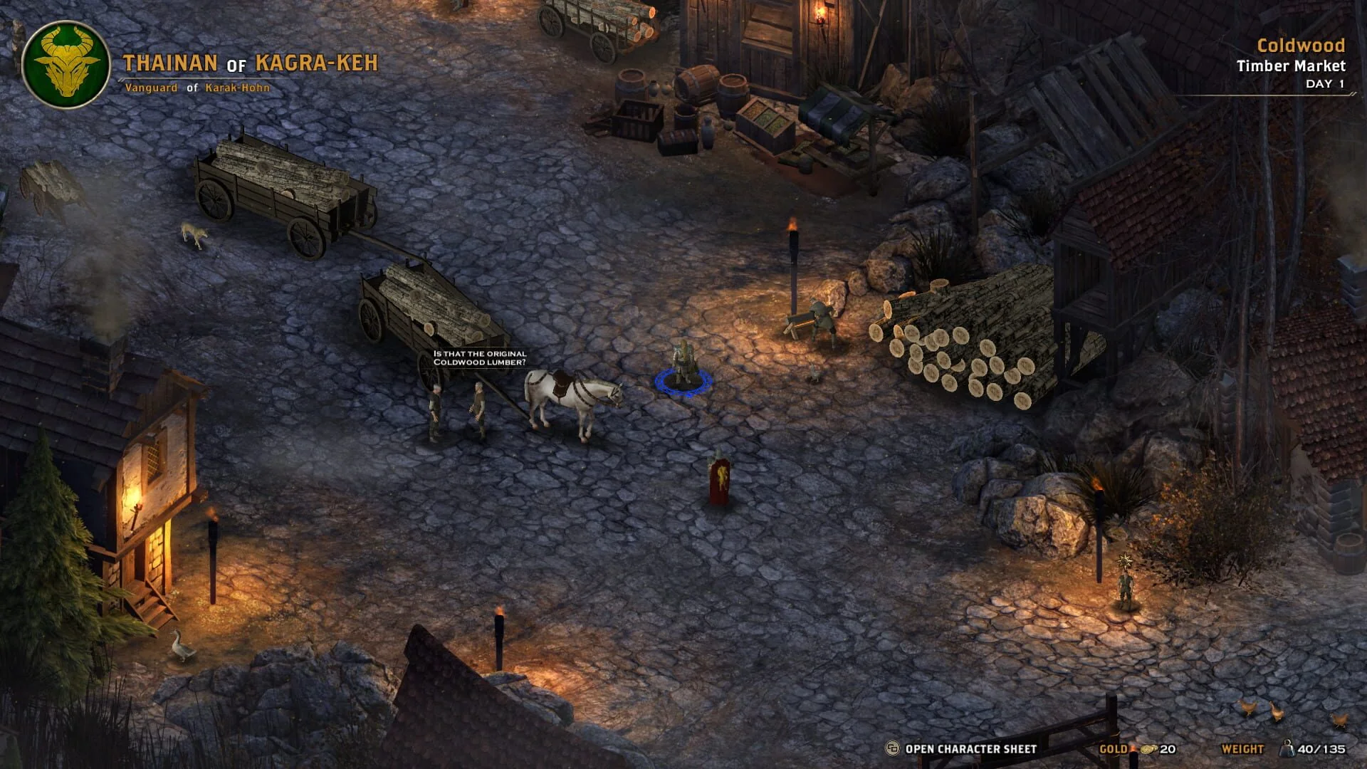 Screenshot from Alaloth: Champions of the Four Kingdoms