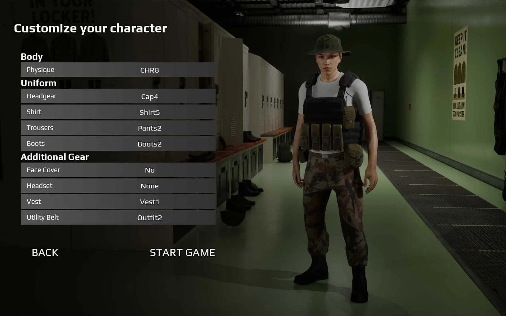 Screenshot from Military Logistics Simulator