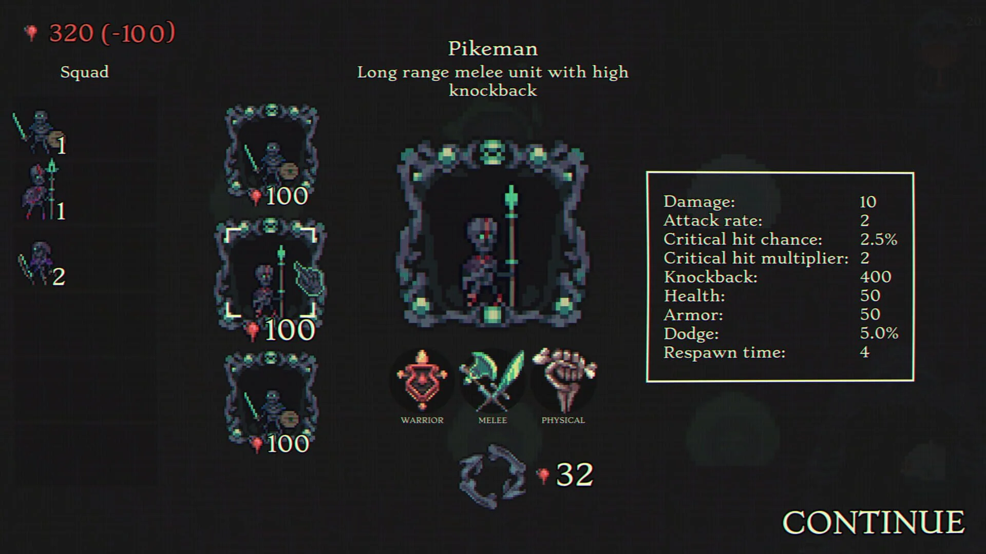 Screenshot from Skull Horde
