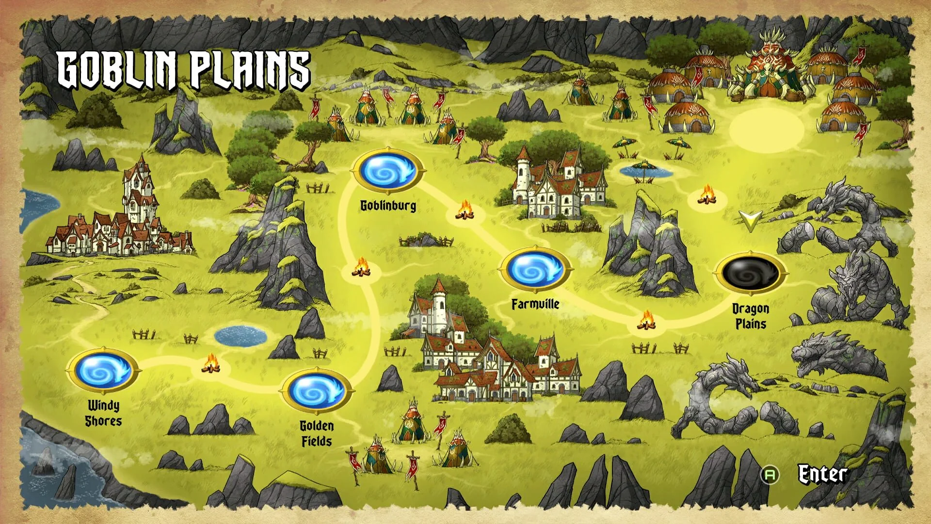 Screenshot from Heroes of Mount Dragon