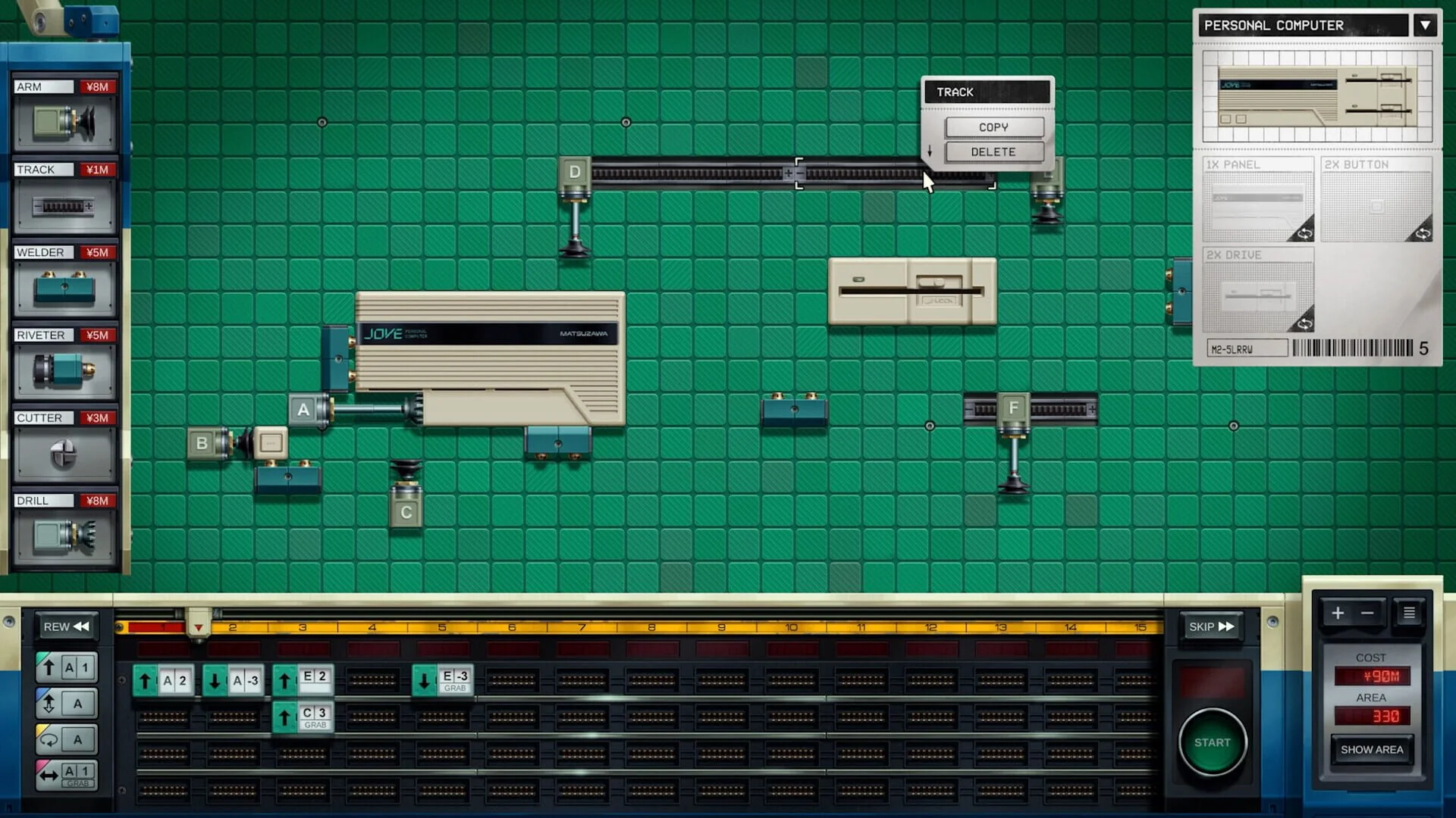 Screenshot from Kaizen: A Factory Story