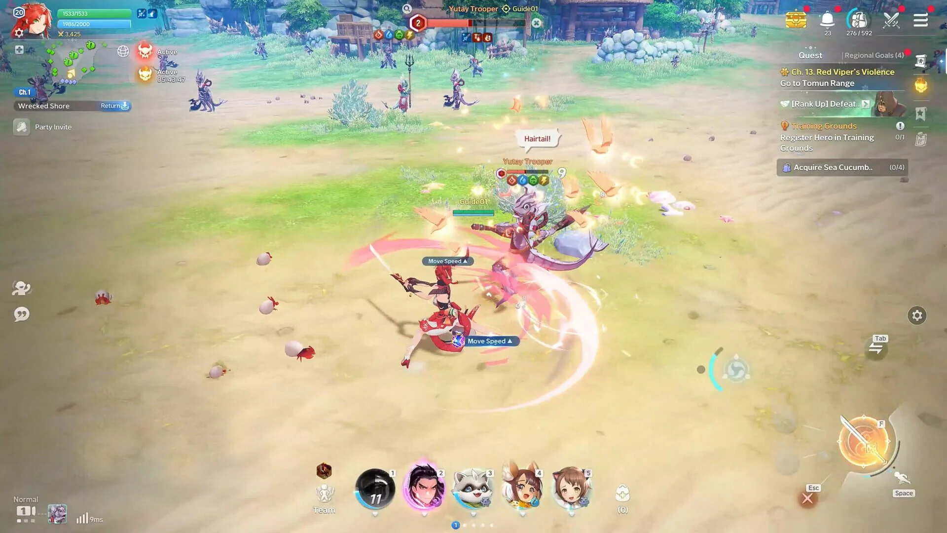 Screenshot from Blade & Soul Heroes