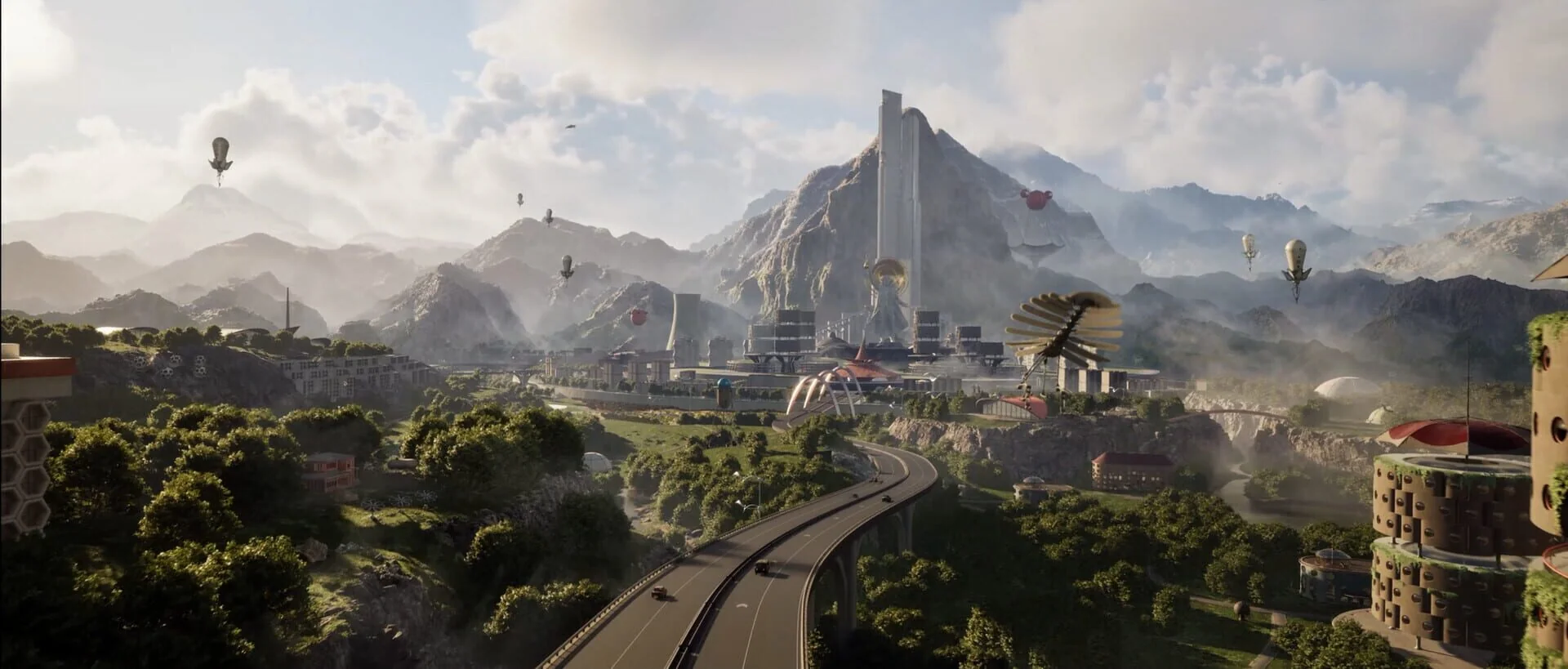 Environnement rétrofuturiste d’Atomic Heart II