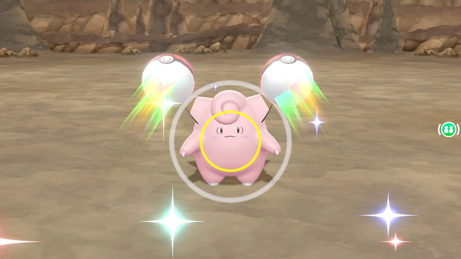 Screenshot from Pokémon: Let's Go, Eevee!