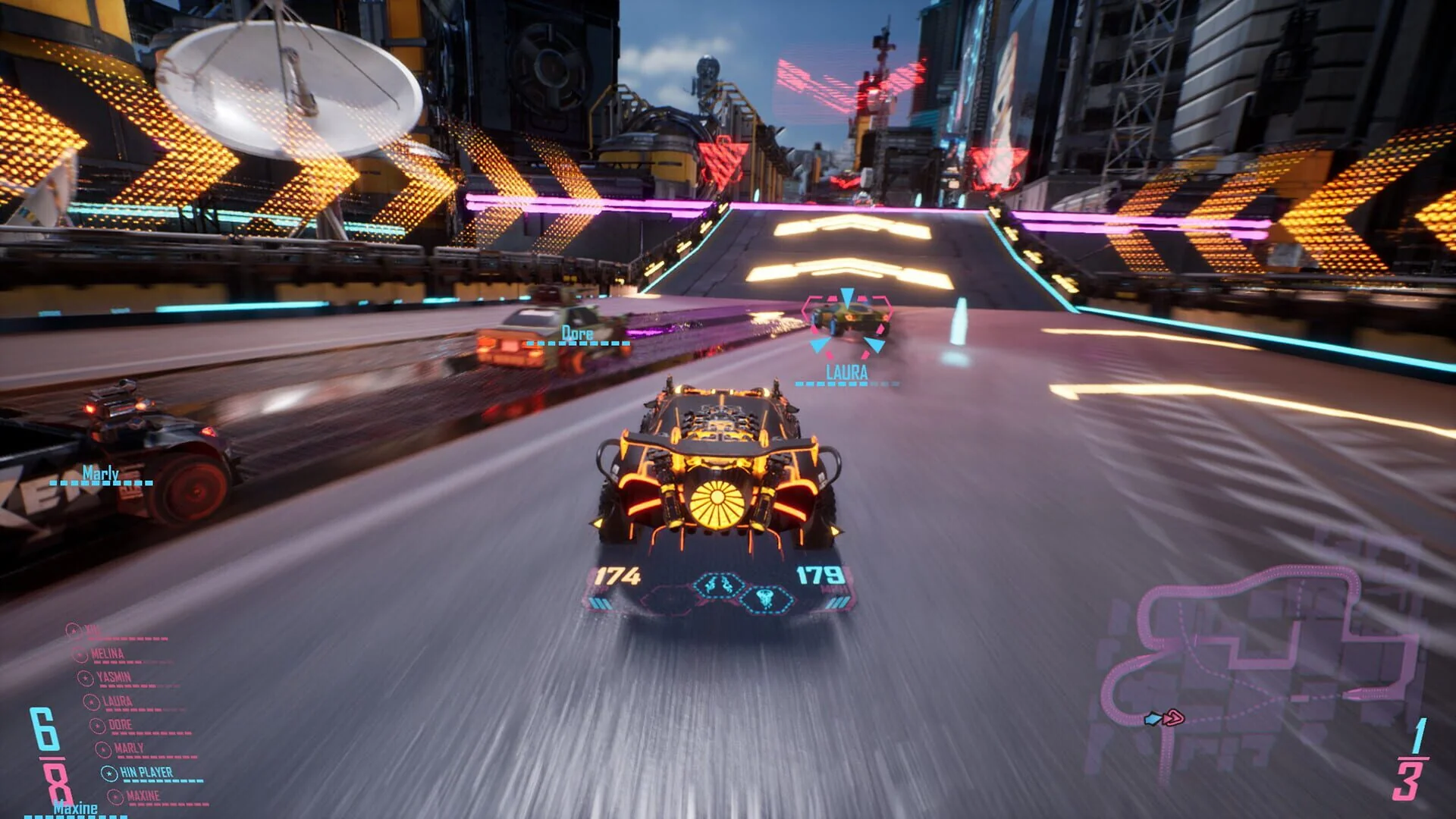 Screenshot from Cyber Clutch: Hot Import Nights