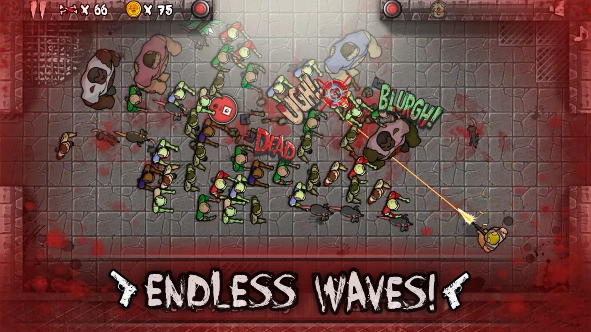 Screenshot from Zombies Overloaded