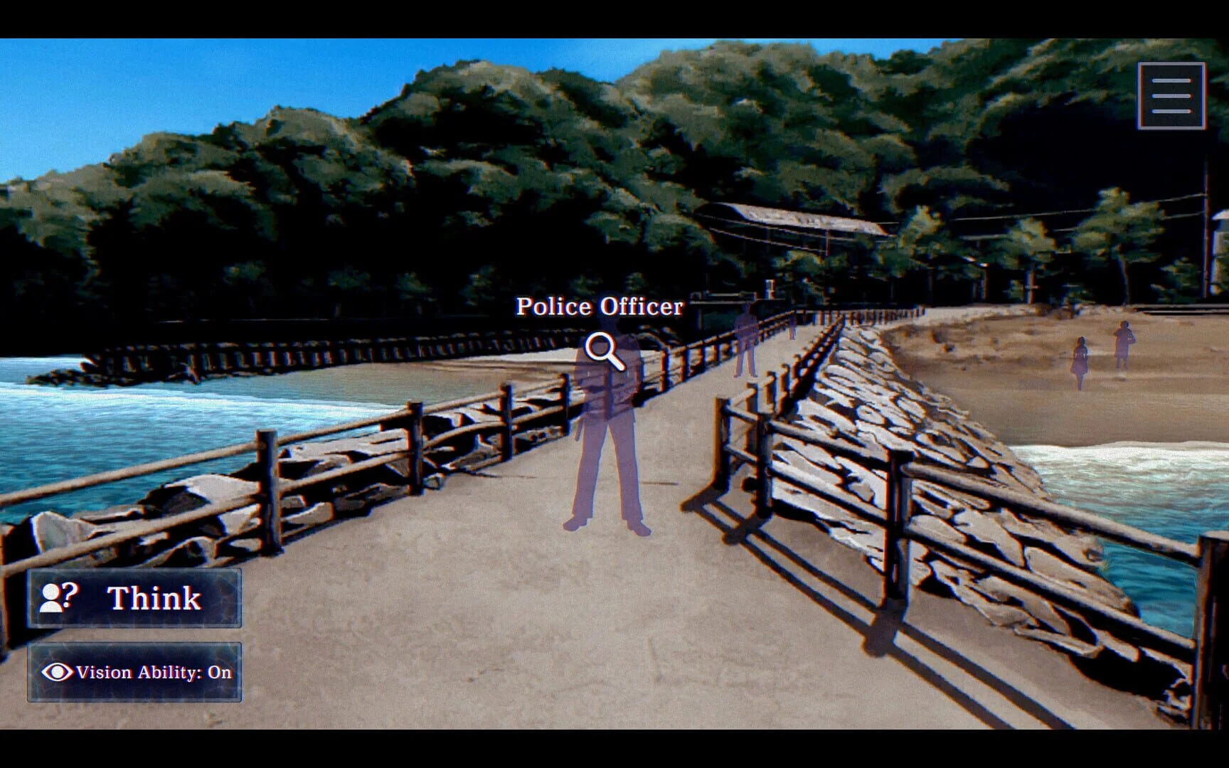 Screenshot from Paranormasight: The Mermaid's Curse