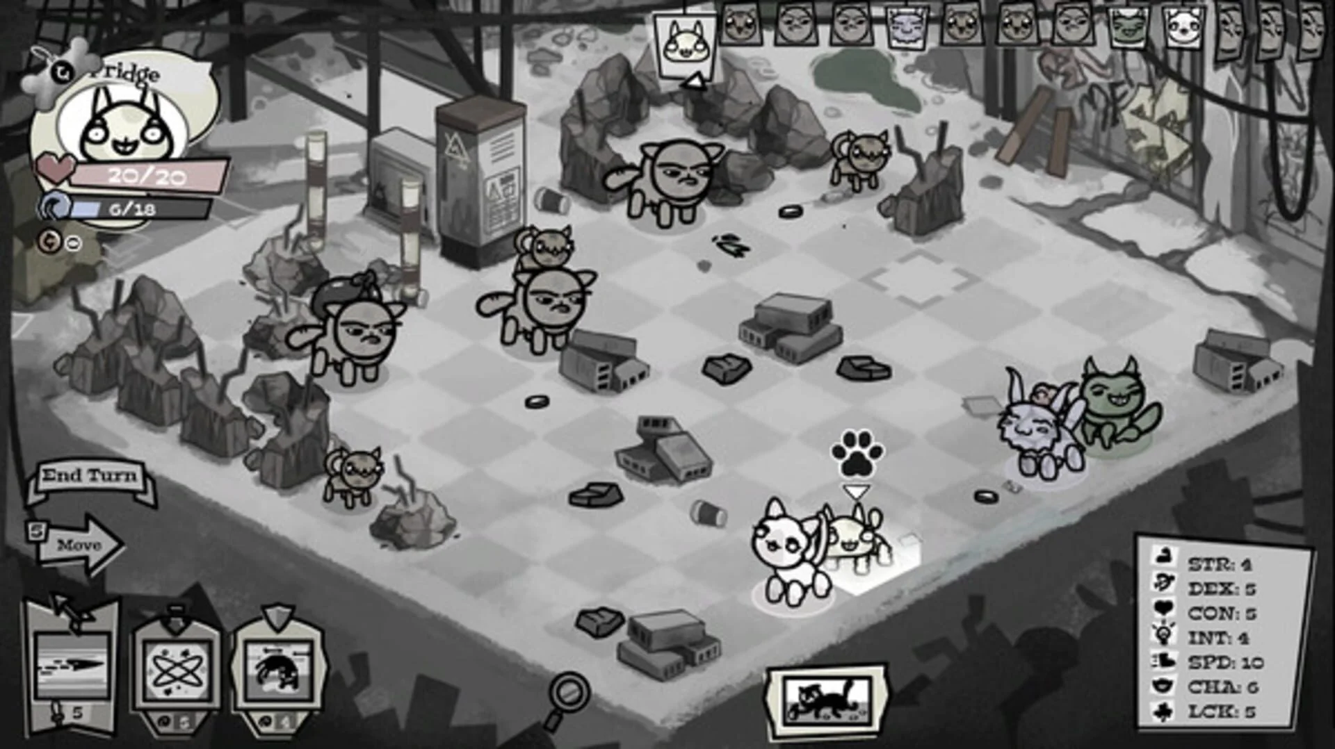 Screenshot from Mewgenics