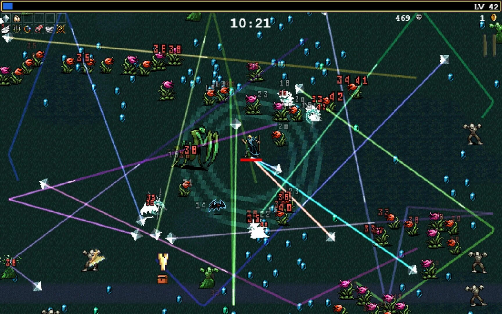Screenshot from Vampire Survivors