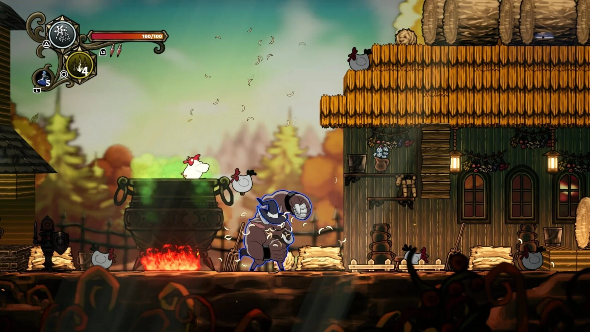 Screenshot from Never Grave: The Witch and the Curse