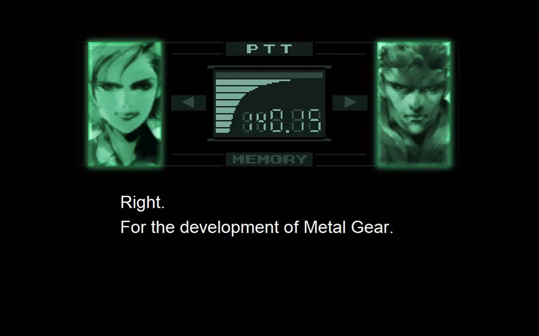 Screenshot from Metal Gear Solid