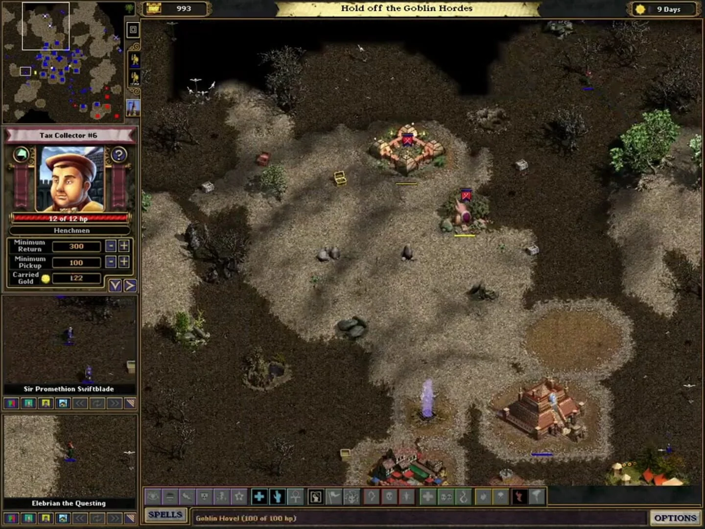 Screenshot from Majesty: The Fantasy Kingdom Sim