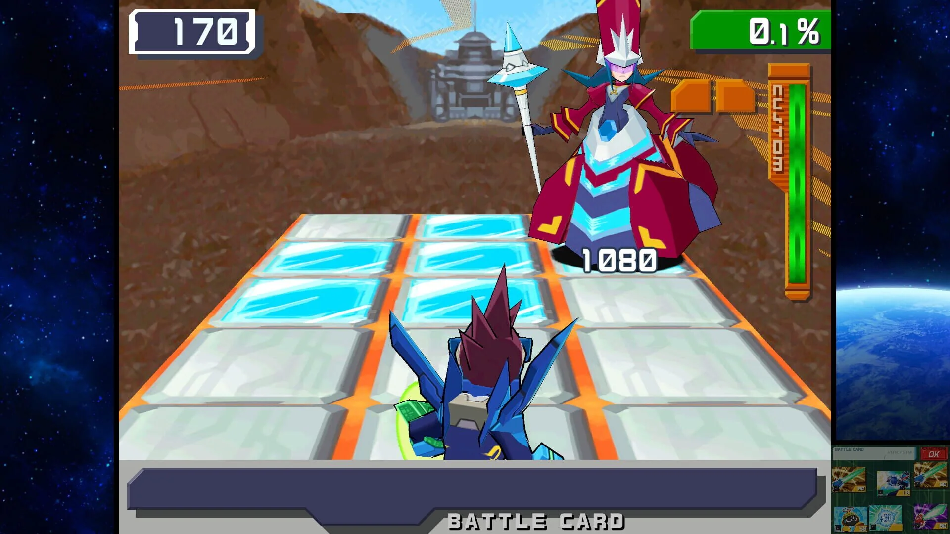 Screenshot from Mega Man Star Force: Legacy Collection
