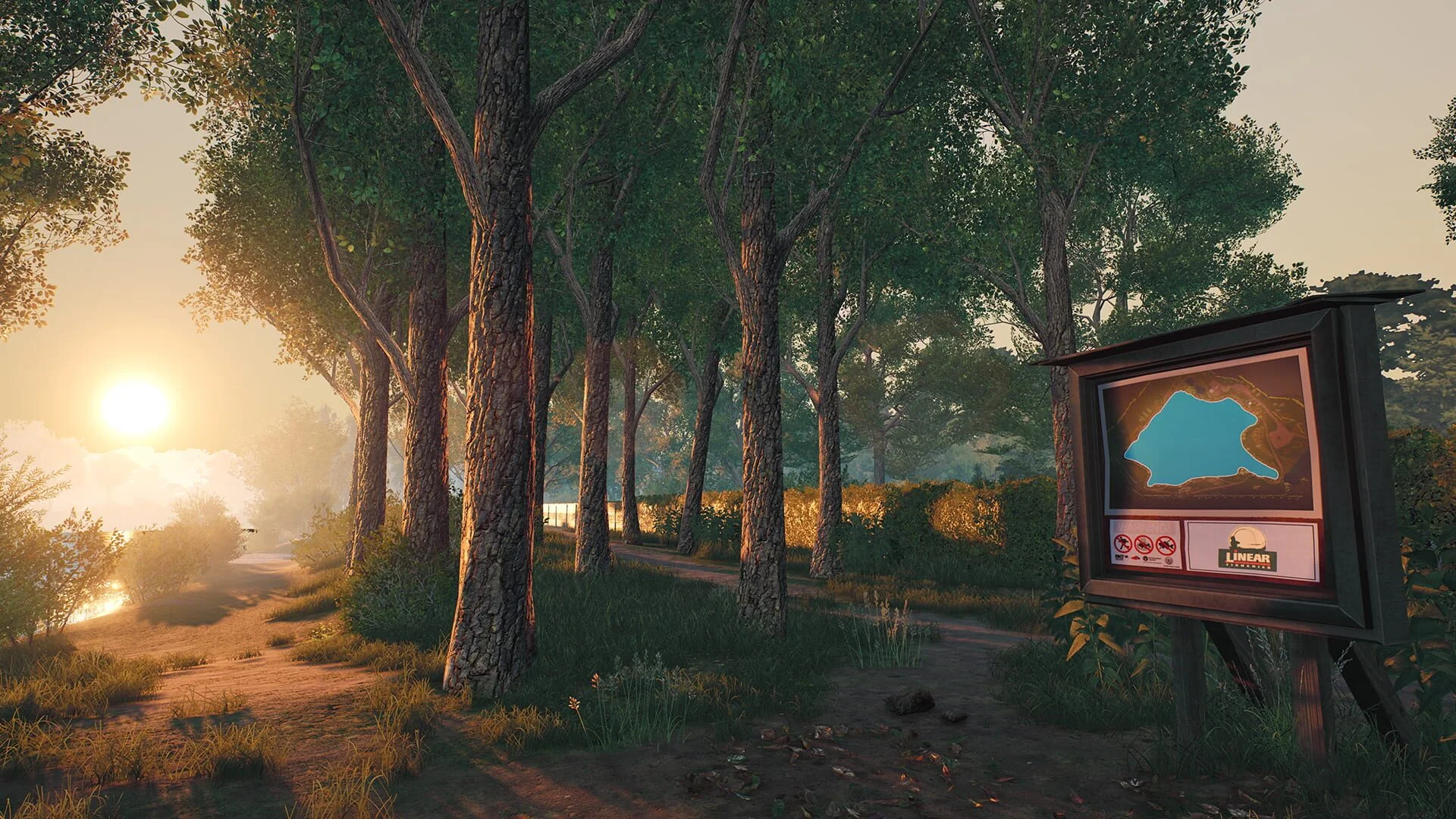 Screenshot from Euro Fishing: Manor Farm Lake