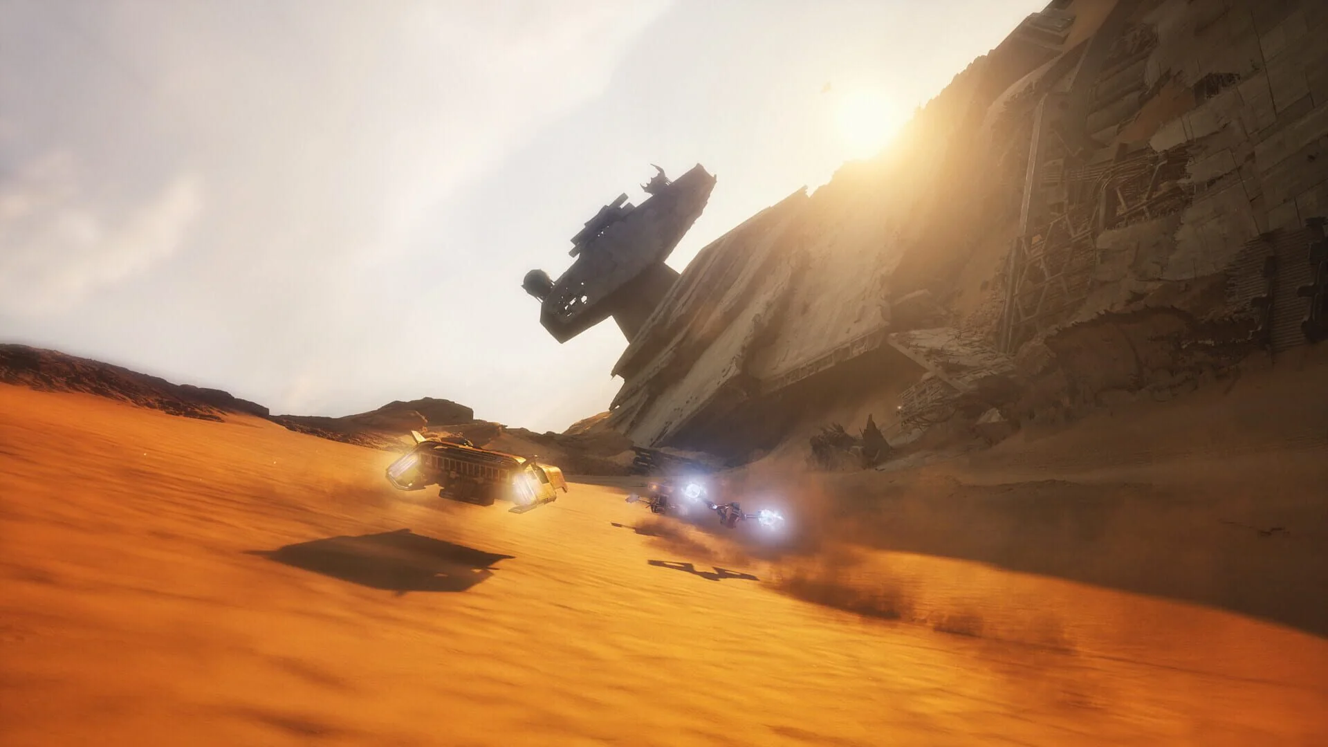 Screenshot from Star Wars: Galactic Racer