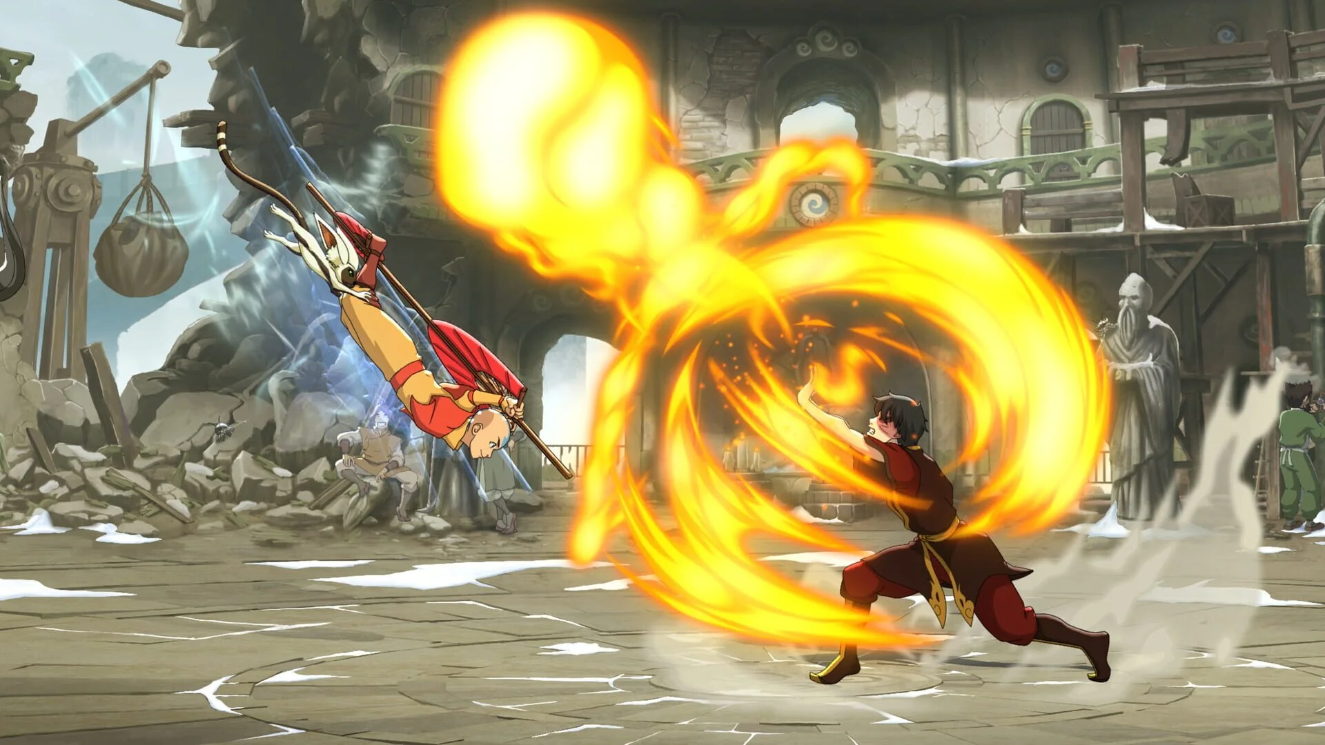 Screenshot from Avatar Legends: The Fighting Game