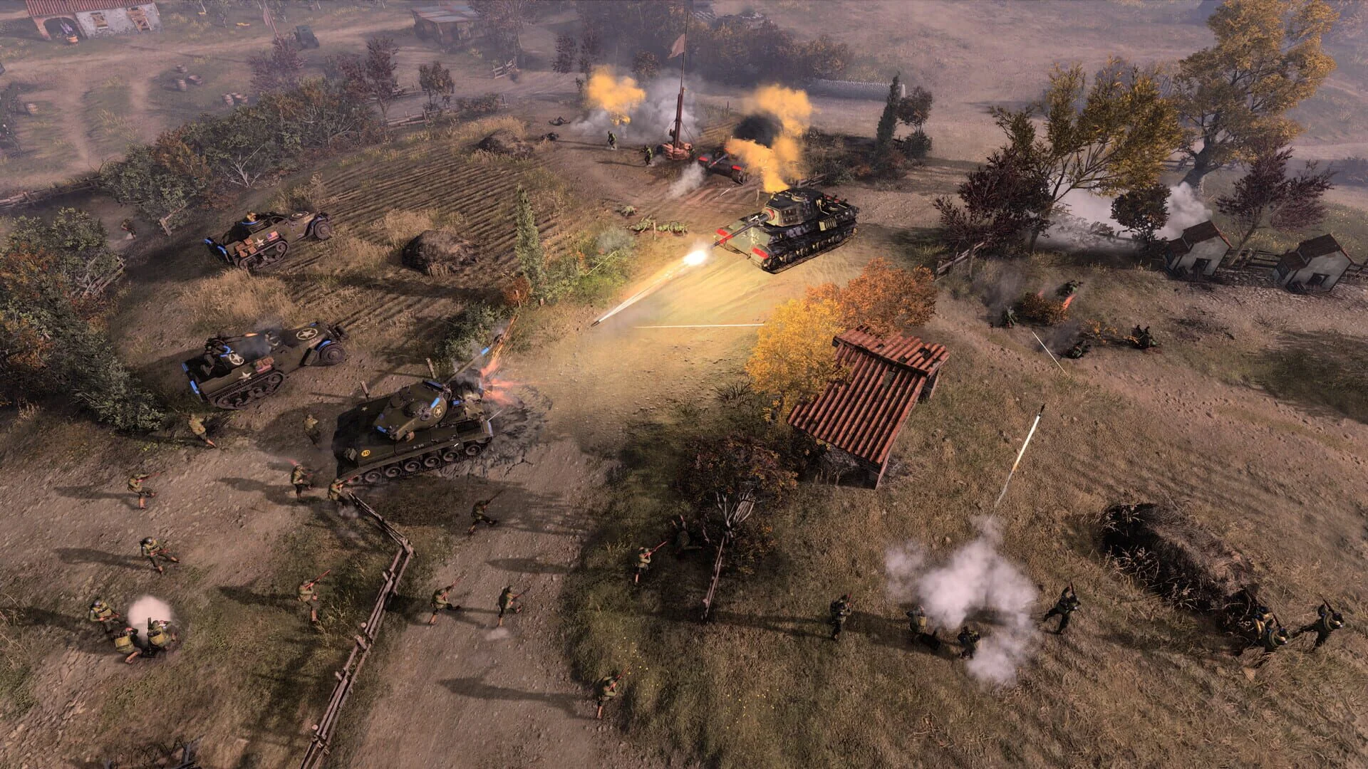 Screenshot from Company of Heroes 3: Fire & Steel