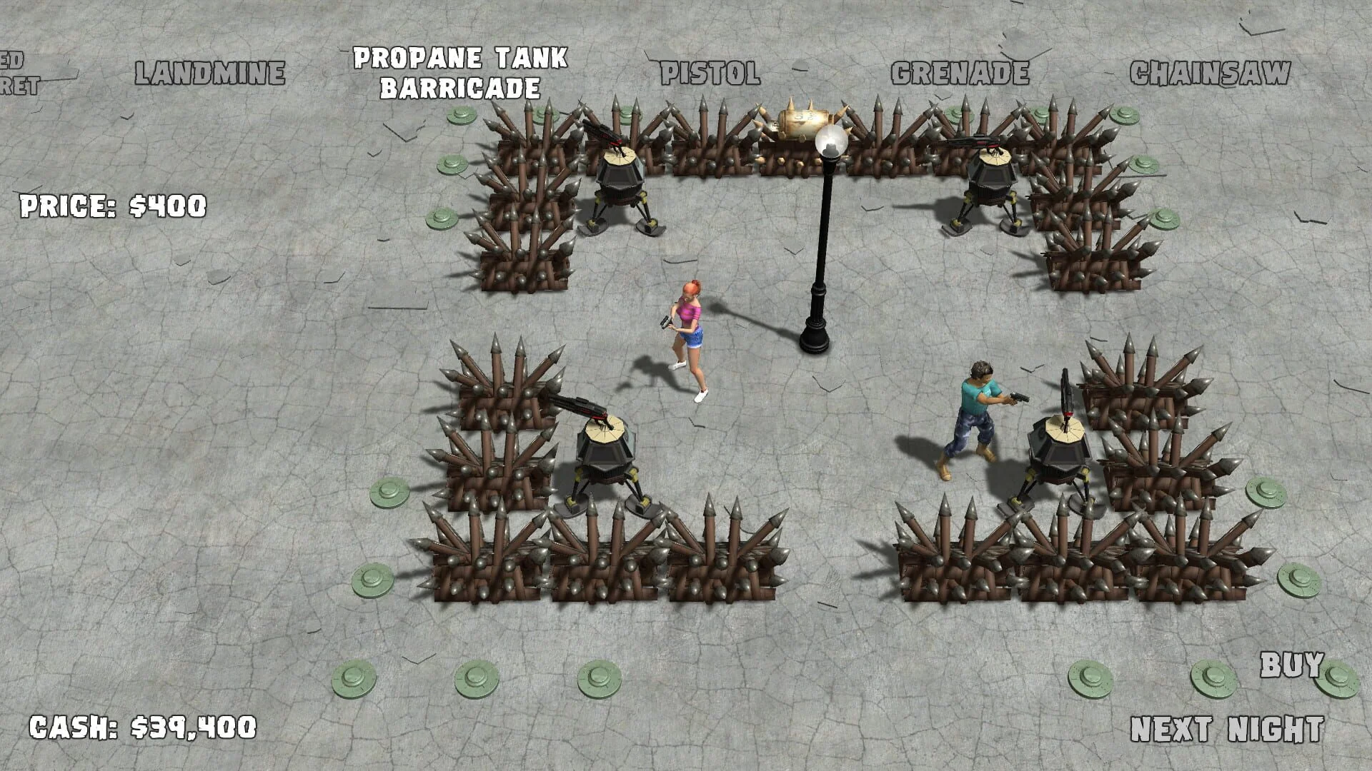 Screenshot from Yet Another Zombie Defense HD