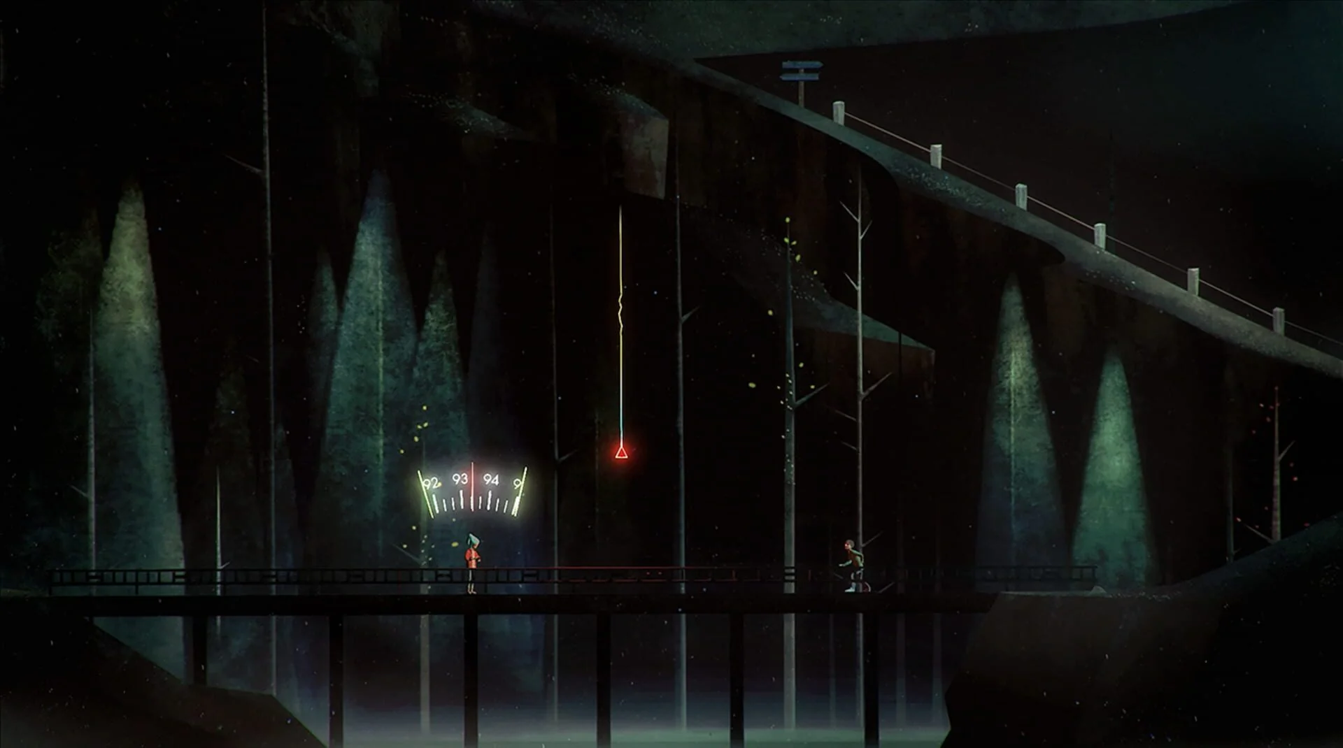 Screenshot from Oxenfree