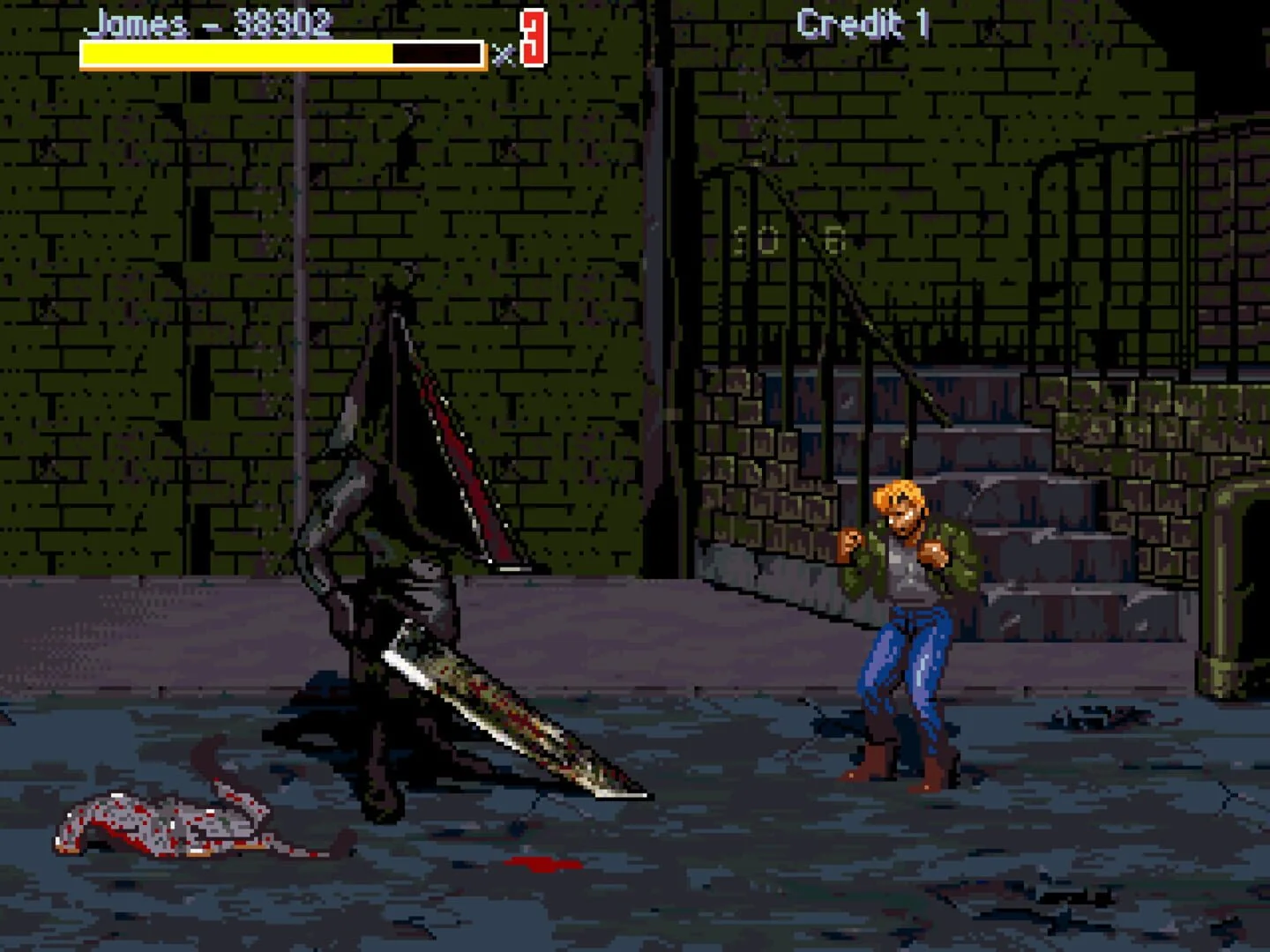 Screenshot from Silent Hill 2: Streets of Rage