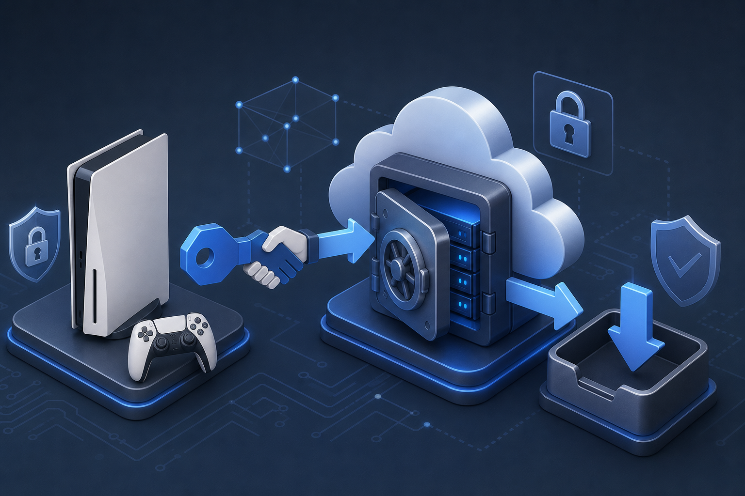 Conceptual security verification for disc-to-digital entitlement activation.