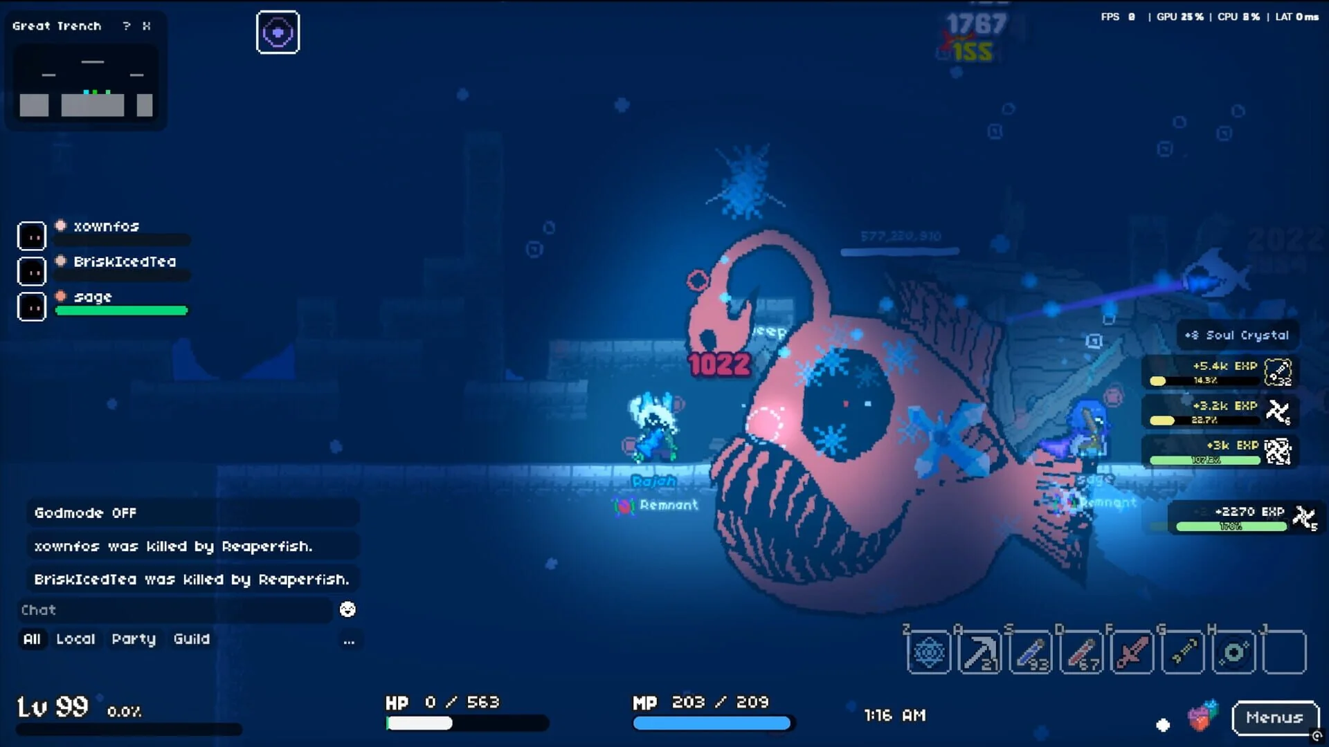 Screenshot from Soul's Remnant