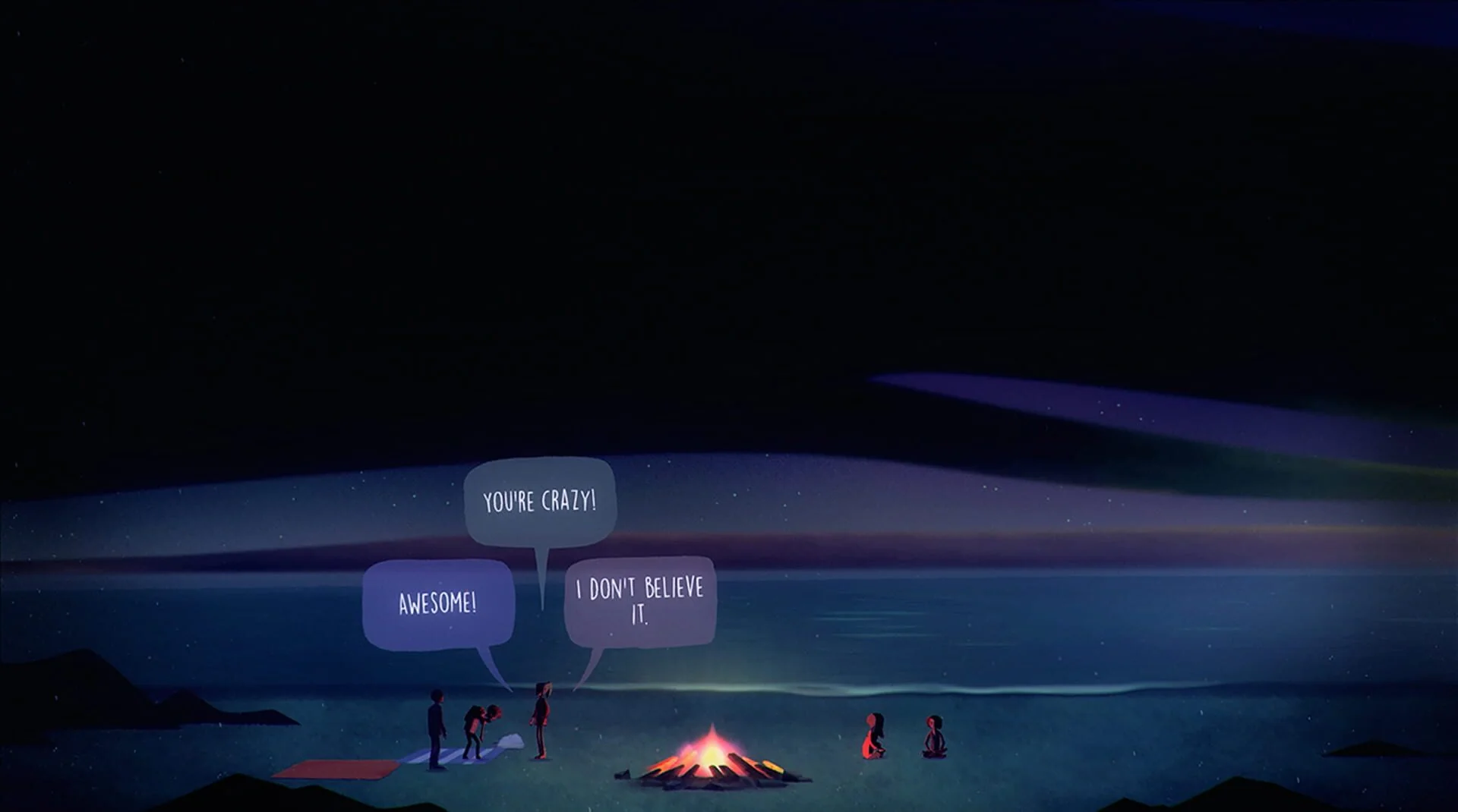 Screenshot from Oxenfree