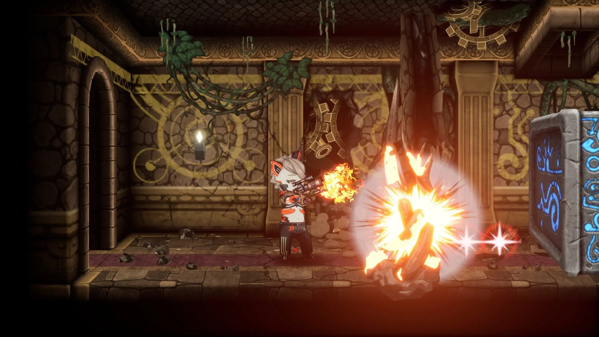 Screenshot from Fuga: Melodies of Steel 3 - Cyberpunk Costume Pack