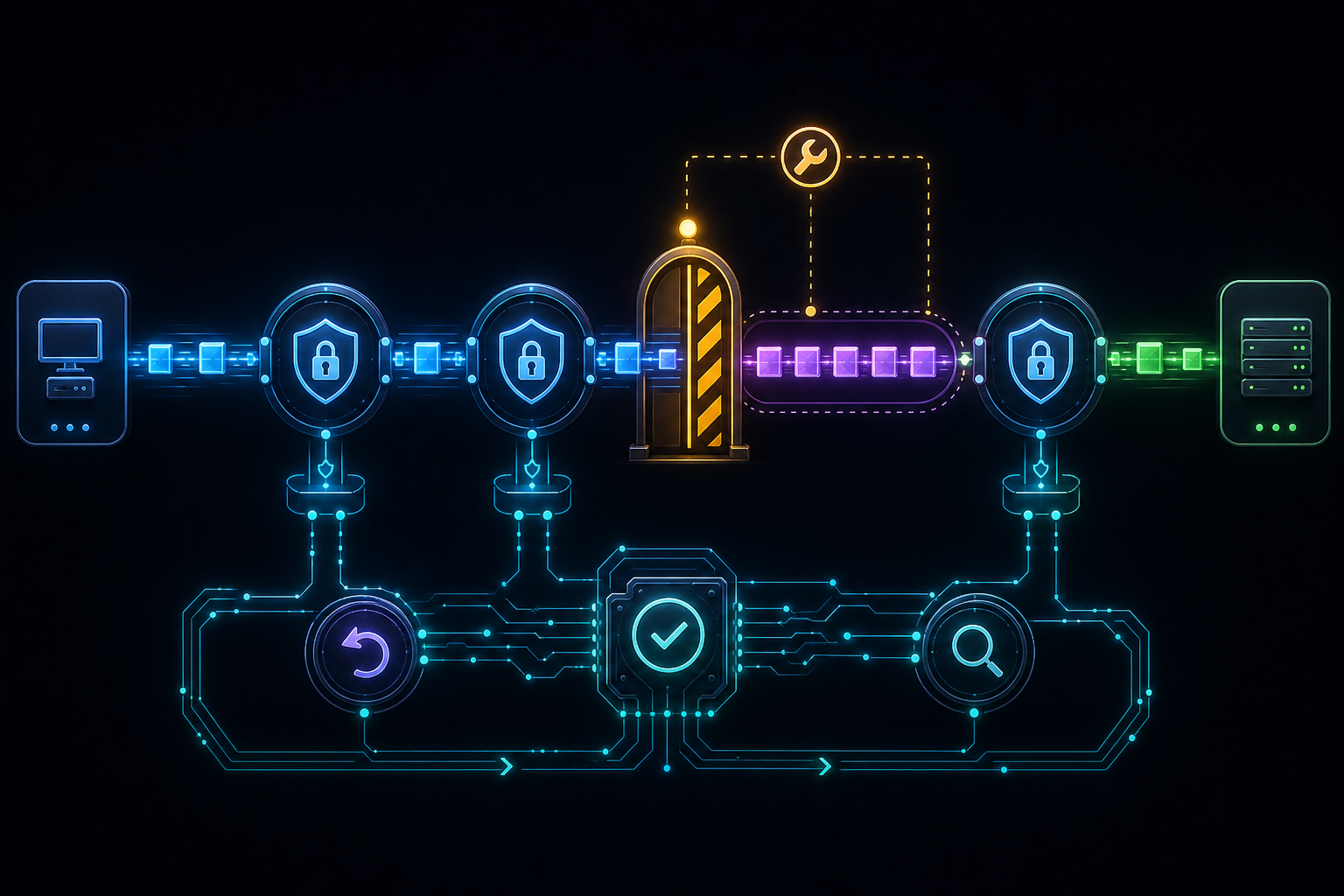 Fail-safe data-transfer controls during switch maintenance