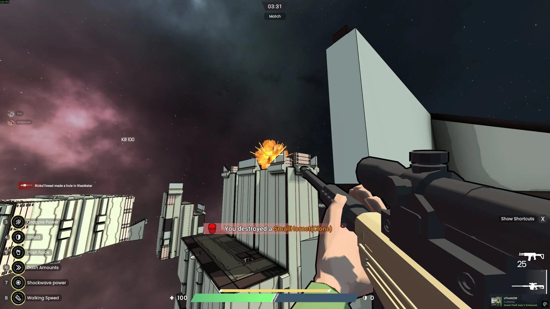 Screenshot from Orbital Crash