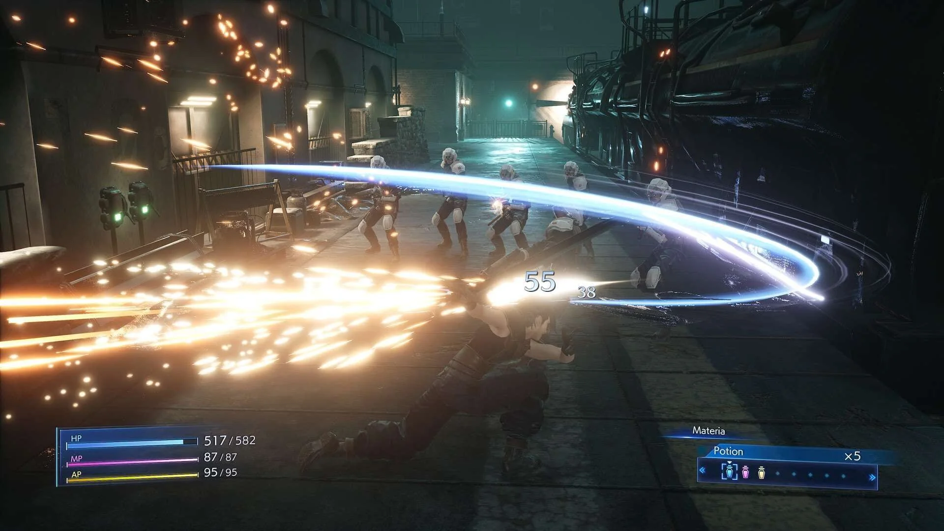 Screenshot from Crisis Core: Final Fantasy VII - Reunion