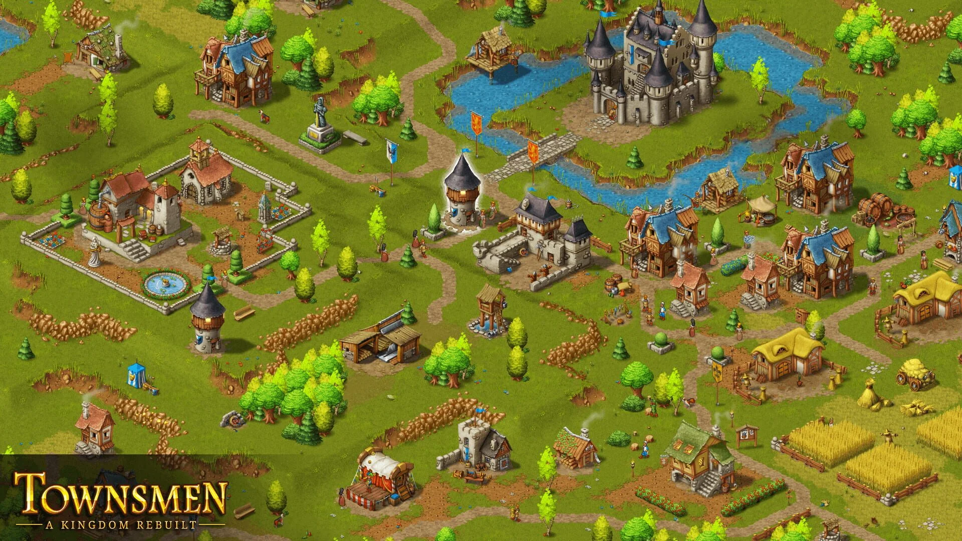 Screenshot from Townsmen: A Kingdom Rebuilt