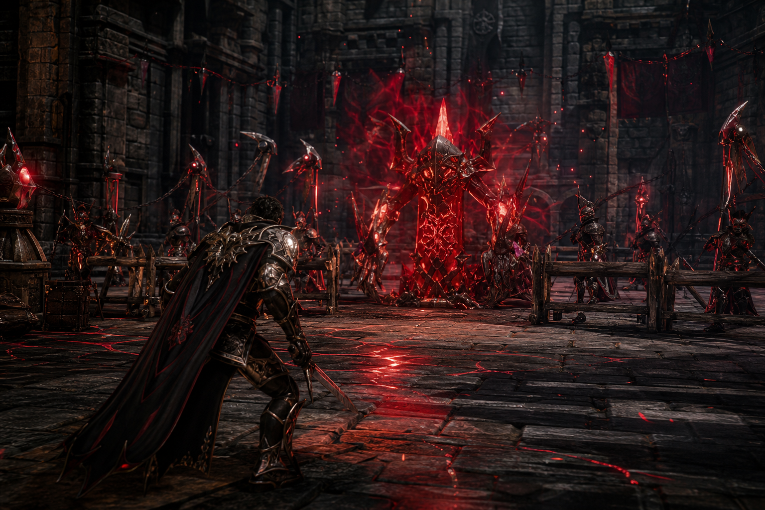 Cinematic depiction of the Sanguine defense fight at the heart of Havenhythe Part II.