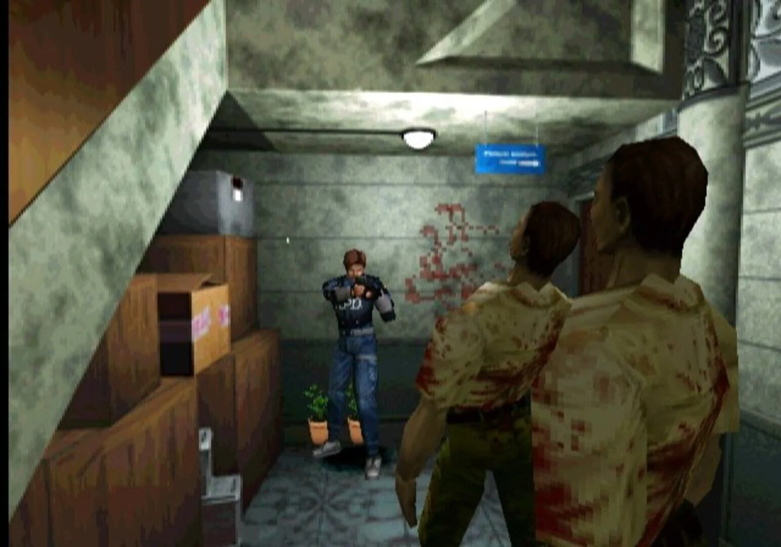 Screenshot from Resident Evil 2