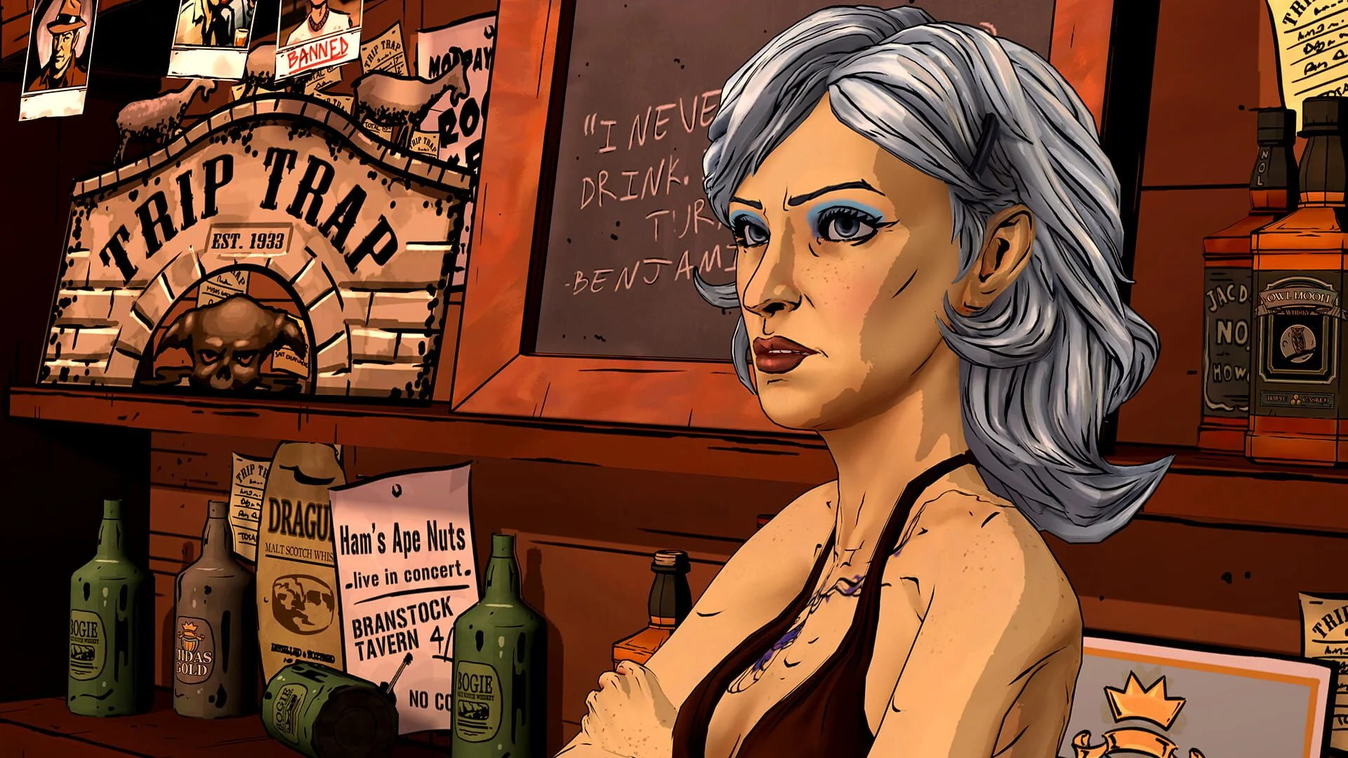 Screenshot from The Wolf Among Us Remastered