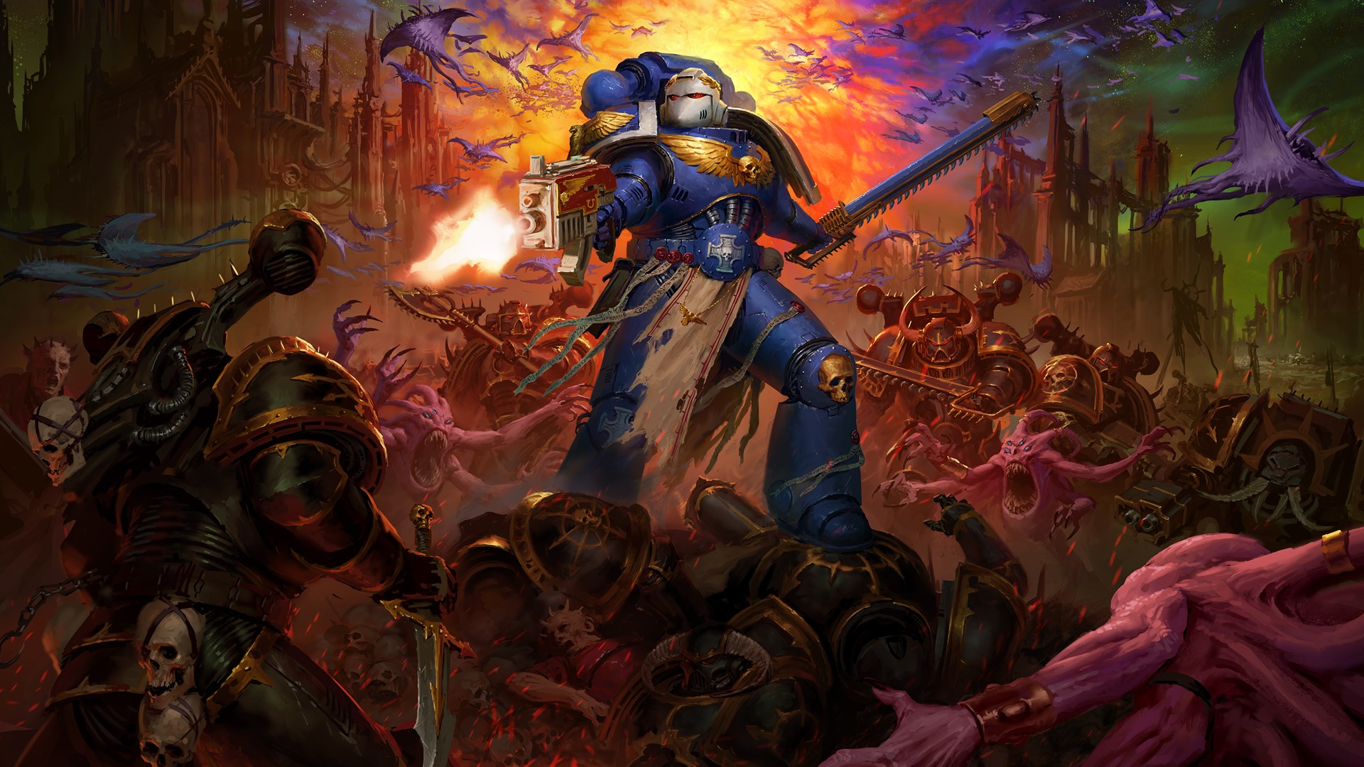 Warhammer 40,000: Boltgun – trailer / artwork